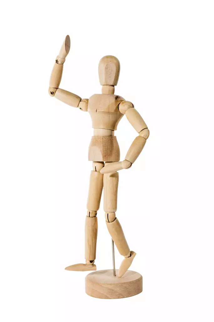 Puinen mallinukke, 20cm - Taide- & Askartelutarvikkeet - 6430012166151 - 1