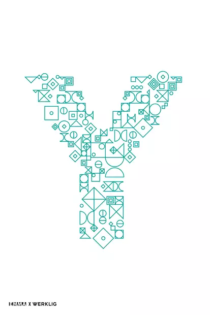 Y typografia-juliste - Julisteet & Postikortit - 1662 - 1