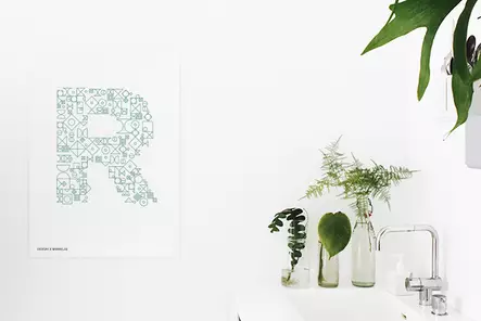 Y typografia-juliste - Julisteet & Postikortit - 1662 - 2