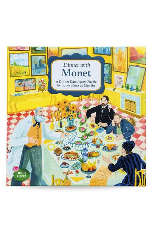 Dinner with Monet Puzzle - Art Games & Puzzles - 9781760761912 - 1