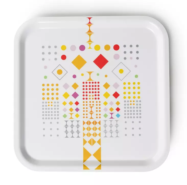 Rut Bryk-tarjotin neliö 32 x 32 cm - Rut Bryk - 2555 - 1