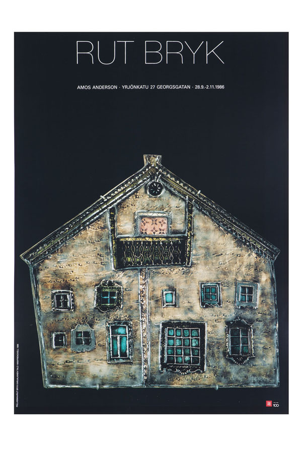 Rut Bryk Amos Anderson -näyttelyjuliste - Julisteet & Postikortit - 1157 - 1