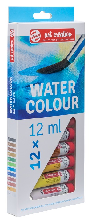 Talens Water Colour Set 12 pcs - Art & Craft Supplies - 8712079312909 - 1